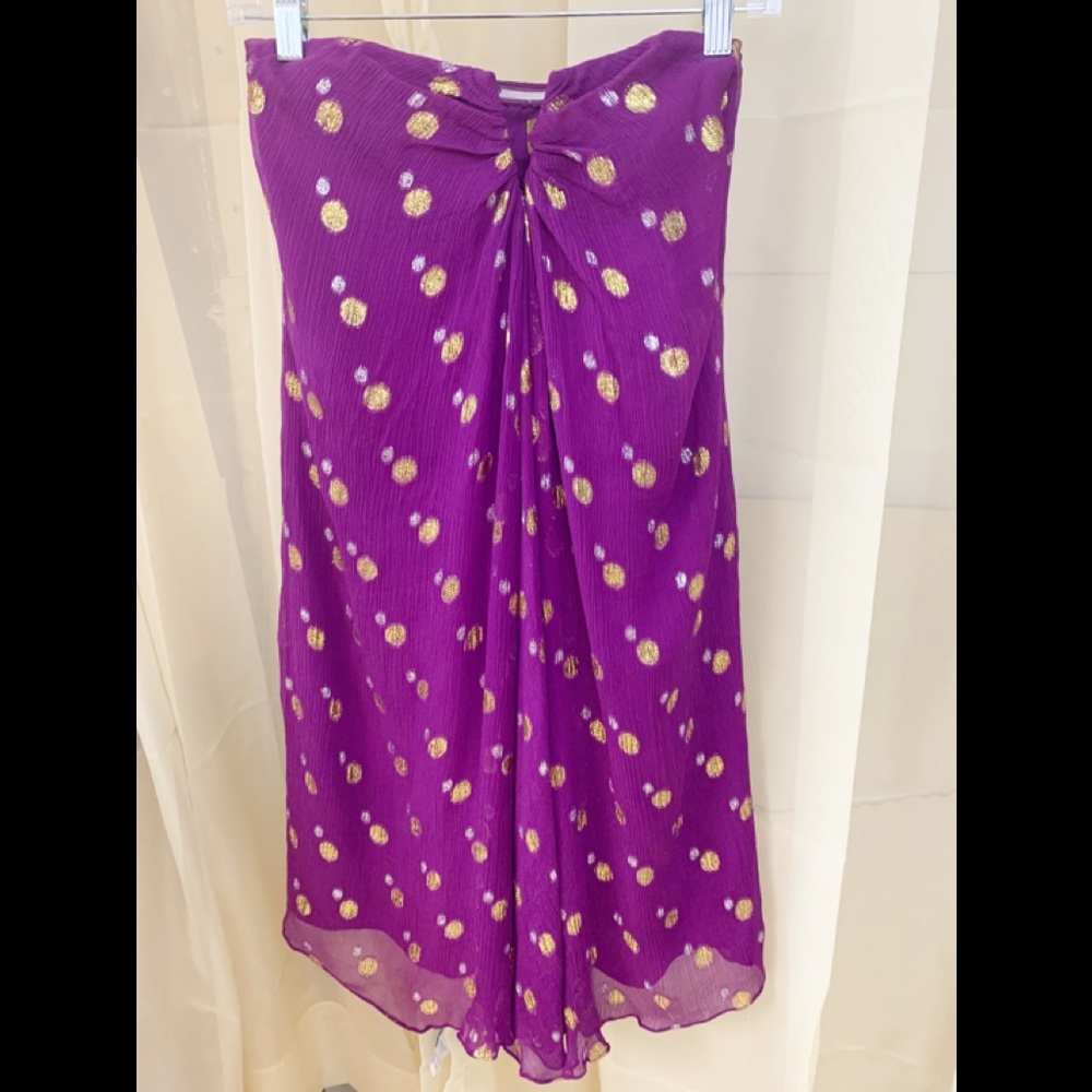 Nicole Miller Strapless Sweat heart Dress Sz: 8